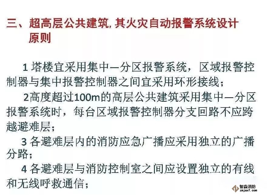 超高层公共建筑报警消防器材设计规定